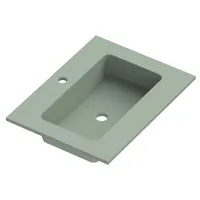 Håndvask Solid Surface Tenfors Alpin 60 cm Salvia